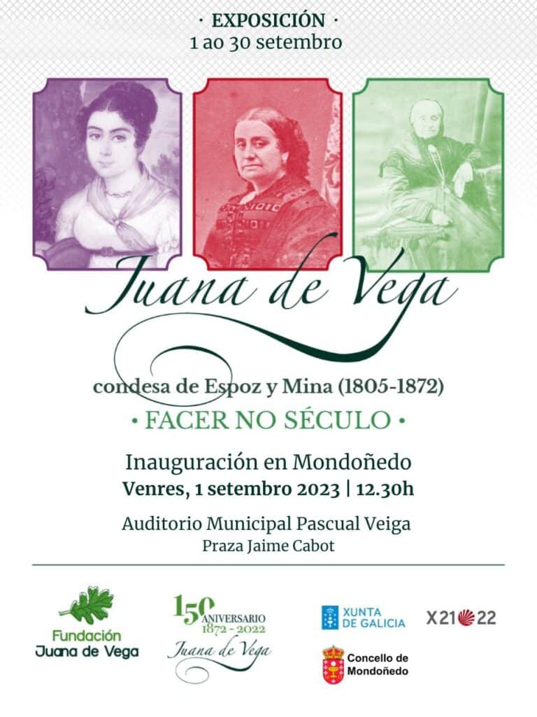 A Fundación Juana de Vega leva a Mondoñedo a exposición conmemorativa do 150 aniversario