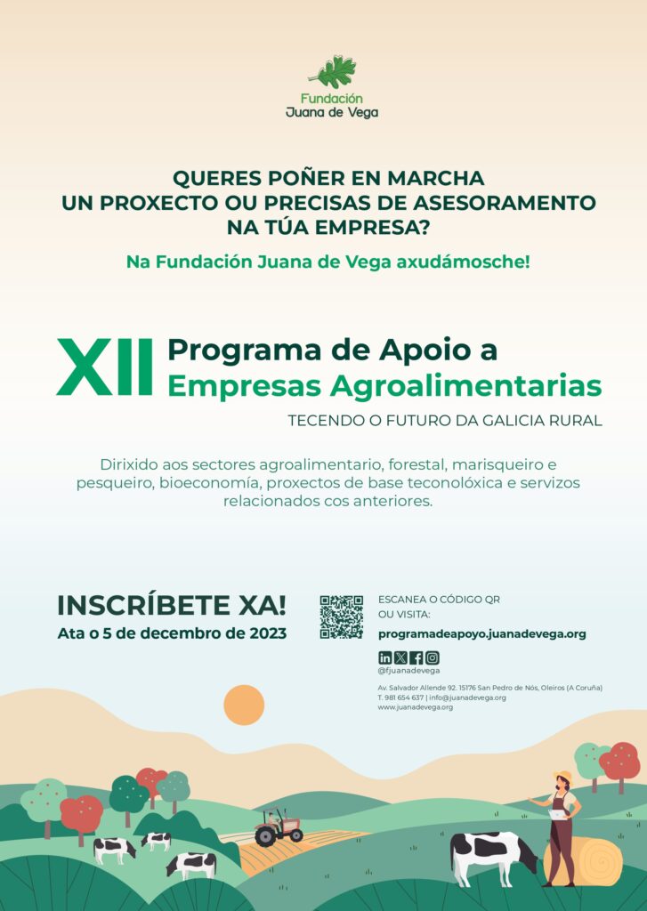 XII Programa de Apoio a Empresas Agroalimentarias da Fundación Juana de Vega 